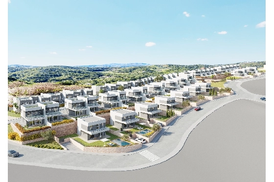 Villa in Finestrat(Balcon de Finestrat) zu verkaufen, Espace de vie 158 m², Terrain 431 m², 4 Chambres &agrave; coucher, 3 Badezimmer, Pool, ref.: TW-BREEZE-74-14
