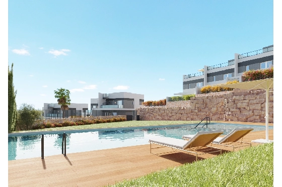 Villa in Finestrat(Balcon de Finestrat) zu verkaufen, Espace de vie 158 m², Terrain 431 m², 4 Chambres &agrave; coucher, 3 Badezimmer, Pool, ref.: TW-BREEZE-74-2