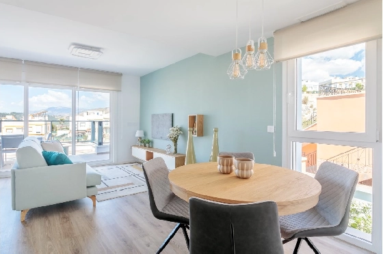 Villa in Finestrat(Balcon de Finestrat) zu verkaufen, Espace de vie 158 m², Terrain 431 m², 4 Chambres &agrave; coucher, 3 Badezimmer, Pool, ref.: TW-BREEZE-74-27