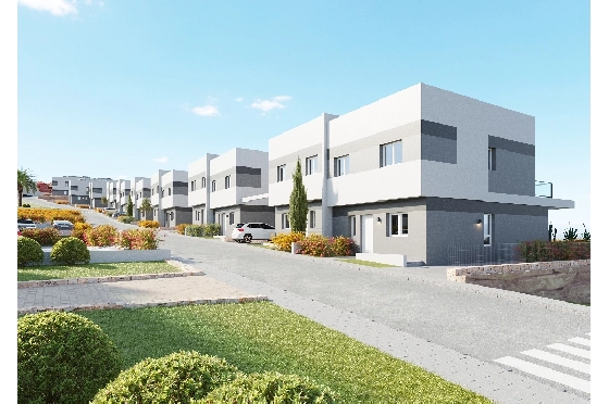 Villa in Finestrat(Balcon de Finestrat) zu verkaufen, Espace de vie 158 m², Terrain 431 m², 4 Chambres &agrave; coucher, 3 Badezimmer, Pool, ref.: TW-BREEZE-74-4