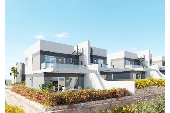 Villa in Finestrat(Balcon de Finestrat) zu verkaufen, Espace de vie 158 m², Terrain 431 m², 4 Chambres &agrave; coucher, 3 Badezimmer, Pool, ref.: TW-BREEZE-74-5