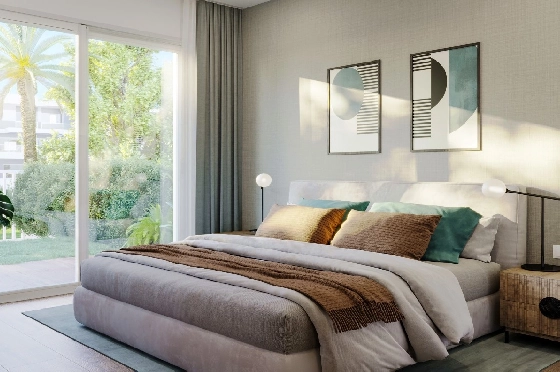 Doppelhaushälfte in Monforte Del Cid(Alenda Golf) zu verkaufen, Espace de vie 123 m², Terrain 156 m², 3 Chambres &agrave; coucher, 2 Badezimmer, Pool, ref.: TW-ALLURE-13-15