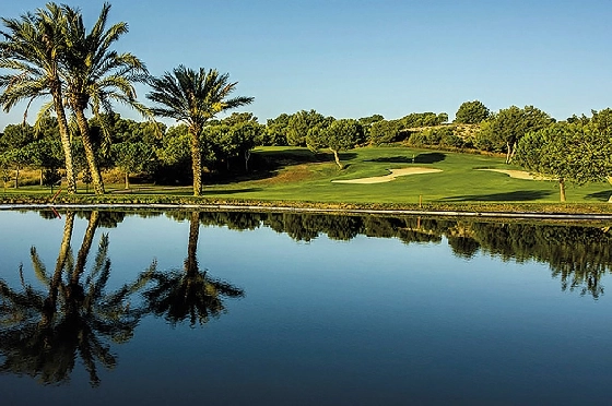 Doppelhaushälfte in Monforte Del Cid(Alenda Golf) zu verkaufen, Espace de vie 123 m², Terrain 156 m², 3 Chambres &agrave; coucher, 2 Badezimmer, Pool, ref.: TW-ALLURE-13-18