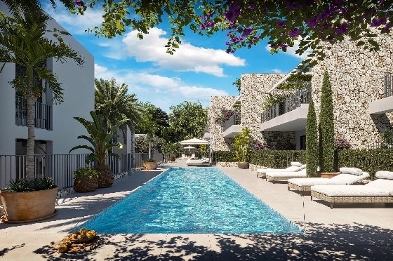 Apartment in Sant Elm zu verkaufen, Espace de vie 91 m², Terrain 140 m², 3 Chambres &agrave; coucher, 2 Badezimmer, Pool, ref.: TW-ECLIPSE-2-0-3-1