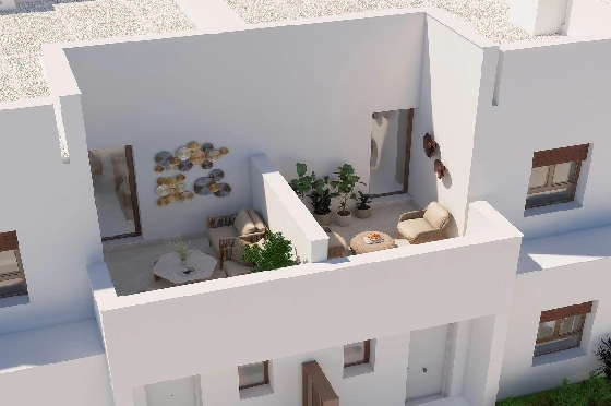 Stadthaus in La Cala De Mijas(La Cala Golf Resort) zu verkaufen, Espace de vie 208 m², Terrain 255 m², 3 Chambres &agrave; coucher, 3 Badezimmer, ref.: TW-THE-MEADOWS-4-6