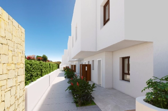 Stadthaus in La Cala De Mijas(La Cala Golf Resort) zu verkaufen, Espace de vie 208 m², Terrain 255 m², 3 Chambres &agrave; coucher, 3 Badezimmer, ref.: TW-THE-MEADOWS-4-7