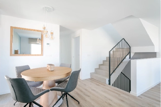 Stadthaus in Finestrat(Balcon de Finestrat) zu verkaufen, Espace de vie 118 m², Terrain 237 m², 3 Chambres &agrave; coucher, 3 Badezimmer, Pool, ref.: TW-NATURE-34-16