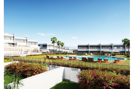 Stadthaus in Finestrat(Balcon de Finestrat) zu verkaufen, Espace de vie 118 m², Terrain 237 m², 3 Chambres &agrave; coucher, 3 Badezimmer, Pool, ref.: TW-NATURE-34-4