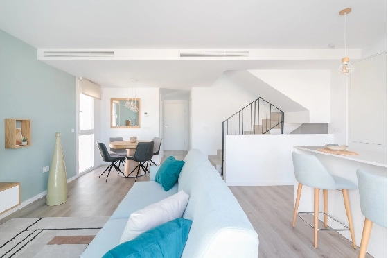 Stadthaus in Finestrat(Balcon de Finestrat) zu verkaufen, Espace de vie 118 m², Terrain 237 m², 3 Chambres &agrave; coucher, 3 Badezimmer, Pool, ref.: TW-NATURE-34-9