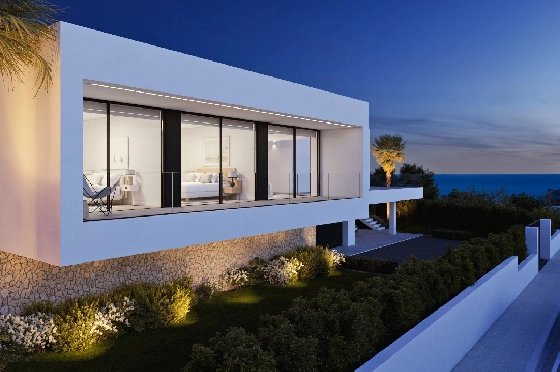 Villa in Benitachell(Cumbre del Sol) zu verkaufen, Espace de vie 313 m², Terrain 1338 m², 4 Chambres &agrave; coucher, 6 Badezimmer, Pool, ref.: VA-21558-11