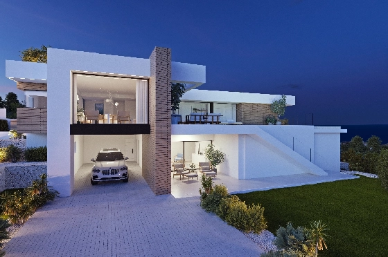 Villa in Benitachell(Cumbre del Sol) zu verkaufen, Espace de vie 253 m², Terrain 951 m², 3 Chambres &agrave; coucher, 4 Badezimmer, Pool, ref.: VA-22477-7