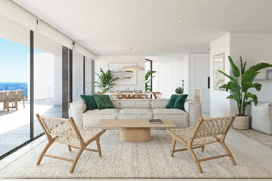 Villa in Benitachell(Cumbre del Sol) zu verkaufen, Espace de vie 266 m², Terrain 1000 m², 3 Chambres &agrave; coucher, 4 Badezimmer, Pool, ref.: VA-22487-4