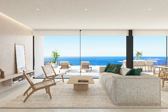 Villa in Benitachell(Cumbre del Sol) zu verkaufen, Espace de vie 266 m², Terrain 1000 m², 3 Chambres &agrave; coucher, 4 Badezimmer, Pool, ref.: VA-22487-5