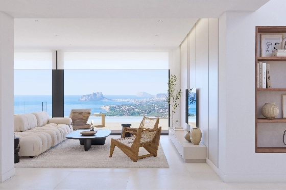Villa in Benitachell(Cumbre del Sol) zu verkaufen, Espace de vie 272 m², Terrain 1020 m², 3 Chambres &agrave; coucher, 4 Badezimmer, Pool, ref.: VA-22646-3