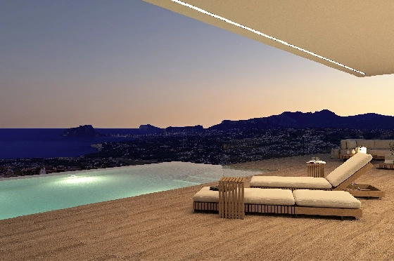 Villa in Benitachell(Cumbre del Sol) zu verkaufen, Espace de vie 272 m², Terrain 1020 m², 3 Chambres &agrave; coucher, 4 Badezimmer, Pool, ref.: VA-22646-5
