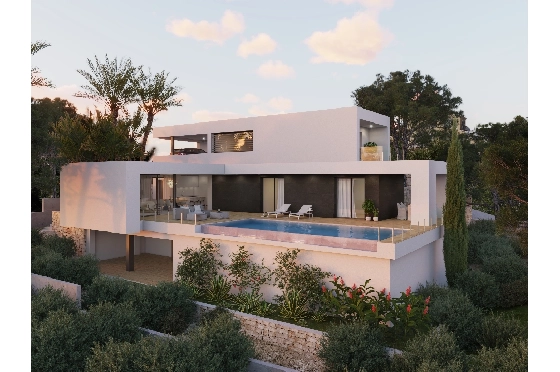 Villa in Benitachell(Cumbre del Sol) zu verkaufen, Espace de vie 190 m², Terrain 817 m², 3 Chambres &agrave; coucher, 4 Badezimmer, Pool, ref.: VA-22894-2