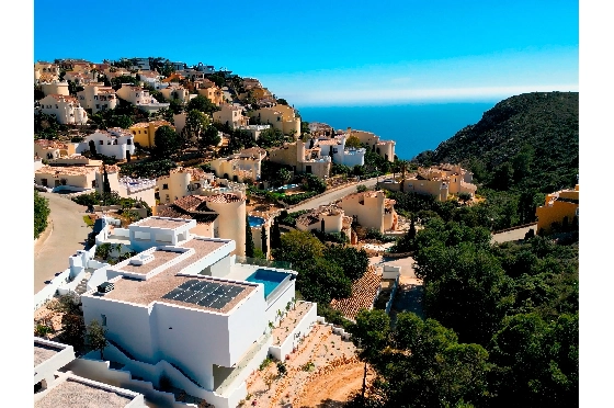 Villa in Benitachell(Cumbre del Sol) zu verkaufen, Espace de vie 215 m², Terrain 813 m², 4 Chambres &agrave; coucher, 5 Badezimmer, Pool, ref.: VA-22899-11