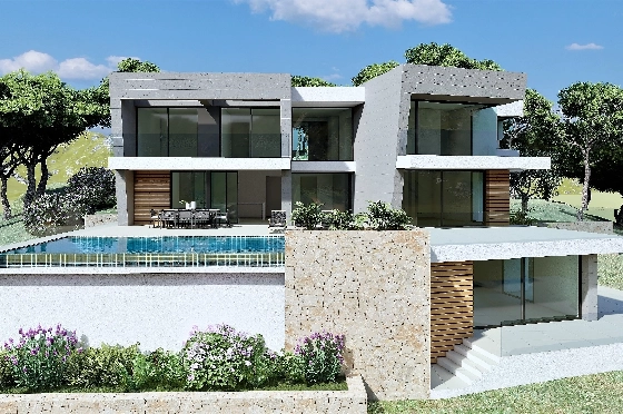 Villa in Benitachell(Benitatxell) zu verkaufen, Espace de vie 298 m², Terrain 1149 m², 3 Chambres &agrave; coucher, 4 Badezimmer, Pool, ref.: VA-22941-2