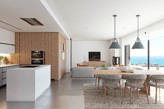 Villa in Benitachell(Benitatxell) zu verkaufen, Espace de vie 215 m², Terrain 824 m², 3 Chambres &agrave; coucher, 4 Badezimmer, Pool, ref.: VA-23232-5