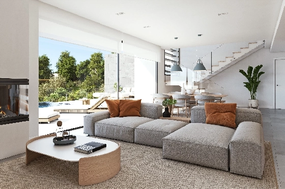 Villa in Benitachell(Benitatxell) zu verkaufen, Espace de vie 215 m², Terrain 824 m², 3 Chambres &agrave; coucher, 4 Badezimmer, Pool, ref.: VA-23232-7