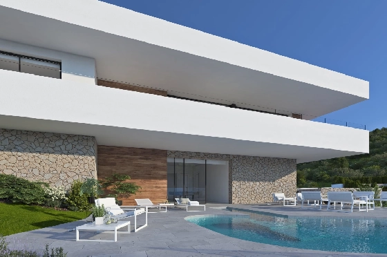 Villa in Benitachell(Cumbre del Sol) zu verkaufen, Espace de vie 267 m², Terrain 963 m², 3 Chambres &agrave; coucher, 4 Badezimmer, Pool, ref.: VA-23300-2