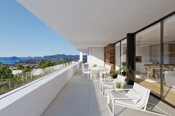Villa in Benitachell(Cumbre del Sol) zu verkaufen, Espace de vie 267 m², Terrain 963 m², 3 Chambres &agrave; coucher, 4 Badezimmer, Pool, ref.: VA-23300-5