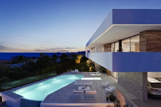 Villa in Benitachell(Cumbre del Sol) zu verkaufen, Espace de vie 267 m², Terrain 963 m², 3 Chambres &agrave; coucher, 4 Badezimmer, Pool, ref.: VA-23300-7
