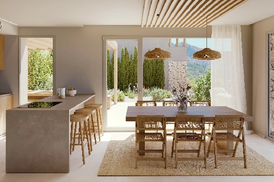 Villa in Lliber(Vall de Pop) zu verkaufen, Espace de vie 165 m², Terrain 439 m², 3 Chambres &agrave; coucher, 3 Badezimmer, Pool, ref.: VA-23426-12
