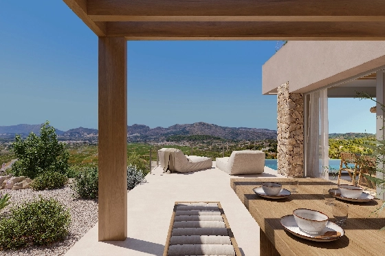 Villa in Lliber(Vall de Pop) zu verkaufen, Espace de vie 165 m², Terrain 439 m², 3 Chambres &agrave; coucher, 3 Badezimmer, Pool, ref.: VA-23426-4