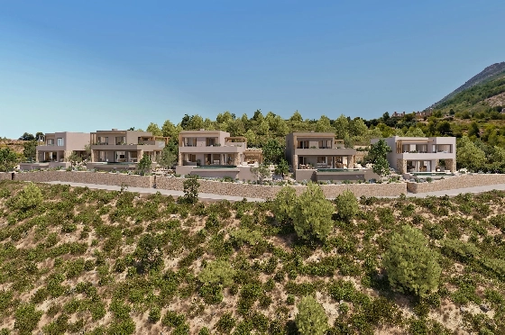 Villa in Lliber(Vall de Pop) zu verkaufen, Espace de vie 165 m², Terrain 473 m², 3 Chambres &agrave; coucher, 3 Badezimmer, Pool, ref.: VA-23427-1