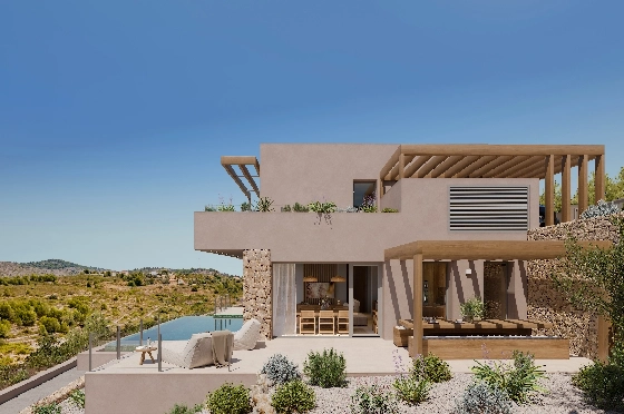 Villa in Lliber(Vall de Pop) zu verkaufen, Espace de vie 165 m², Terrain 473 m², 3 Chambres &agrave; coucher, 3 Badezimmer, Pool, ref.: VA-23427-11