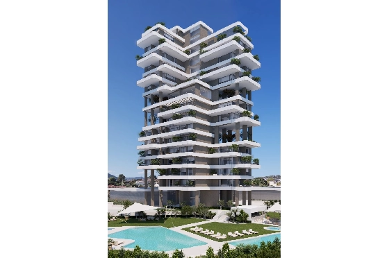 Apartment in Calpe(Calpe) zu verkaufen, Espace de vie 91 m², 2 Chambres &agrave; coucher, 2 Badezimmer, Pool, ref.: VA-EBB13-19