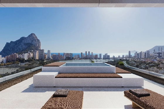 Apartment in Calpe(Calpe) zu verkaufen, Espace de vie 91 m², 2 Chambres &agrave; coucher, 2 Badezimmer, Pool, ref.: VA-EBB13-3