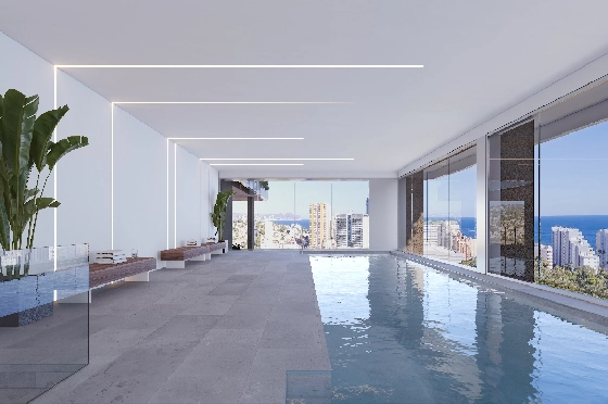 Apartment in Calpe(Calpe) zu verkaufen, Espace de vie 91 m², 2 Chambres &agrave; coucher, 2 Badezimmer, Pool, ref.: VA-EBB18-1