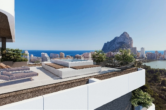 Apartment in Calpe(Calpe) zu verkaufen, Espace de vie 91 m², 2 Chambres &agrave; coucher, 2 Badezimmer, Pool, ref.: VA-EBB18-5