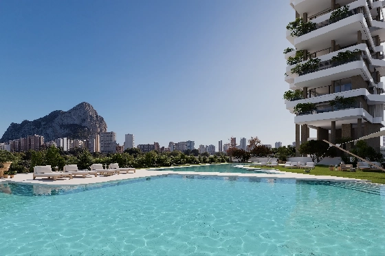 Apartment in Calpe(Calpe) zu verkaufen, Espace de vie 106 m², 3 Chambres &agrave; coucher, 2 Badezimmer, Pool, ref.: VA-EBB24-16