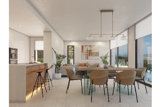 Villa in Benitachell(Cumbre del Sol) zu verkaufen, Espace de vie 165 m², Terrain 963 m², 3 Chambres &agrave; coucher, 3 Badezimmer, Pool, ref.: VA-24182-8