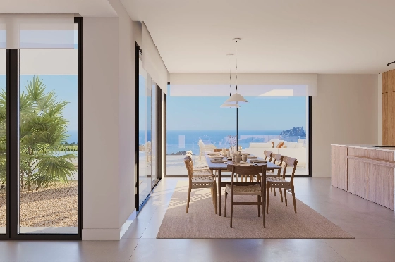 Villa in Benissa(Benissa) zu verkaufen, Espace de vie 434 m², + Fussbodenheizung, Klimaanlage, Terrain 1510 m², 4 Chambres &agrave; coucher, 6 Badezimmer, Pool, ref.: VA-24551-10