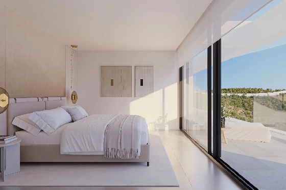 Villa in Benissa(Benissa) zu verkaufen, Espace de vie 434 m², + Fussbodenheizung, Klimaanlage, Terrain 1510 m², 4 Chambres &agrave; coucher, 6 Badezimmer, Pool, ref.: VA-24551-11