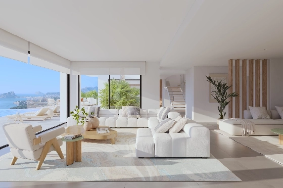 Villa in Benissa(Benissa) zu verkaufen, Espace de vie 434 m², + Fussbodenheizung, Klimaanlage, Terrain 1510 m², 4 Chambres &agrave; coucher, 6 Badezimmer, Pool, ref.: VA-24551-13