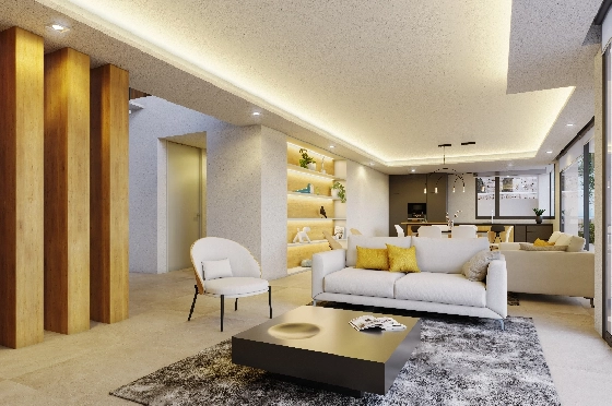 Villa in Benitachell(Cumbre del Sol) zu verkaufen, Espace de vie 239 m², + Fussbodenheizung, Klimaanlage, Terrain 1054 m², 4 Chambres &agrave; coucher, 5 Badezimmer, Pool, ref.: VA-24679-6
