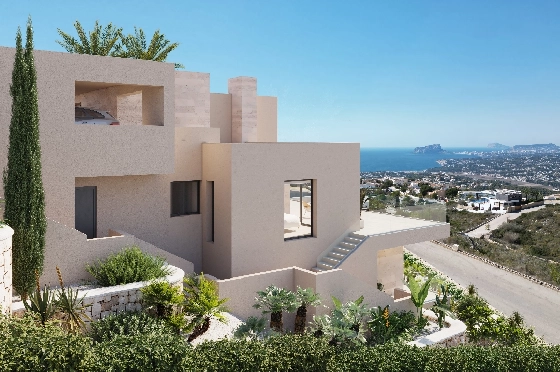 Villa in Benitachell(Cumbre del Sol) zu verkaufen, Espace de vie 239 m², + Fussbodenheizung, Klimaanlage, Terrain 1054 m², 4 Chambres &agrave; coucher, 5 Badezimmer, Pool, ref.: VA-24679-8