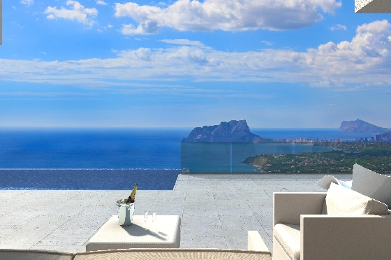 Villa in Benitachell(Cumbre del Sol) zu verkaufen, Espace de vie 260 m², Terrain 997 m², 3 Chambres &agrave; coucher, 4 Badezimmer, Pool, ref.: VA-22449-4