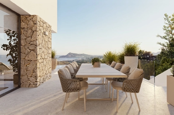 Villa in Altea(Altea) zu verkaufen, Espace de vie 249 m², Terrain 1006 m², 4 Chambres &agrave; coucher, 5 Badezimmer, Pool, ref.: VA-24652-16