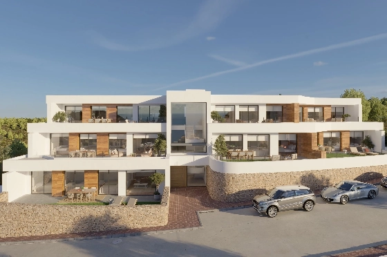 Apartment in Benitachell(Cumbre del Sol) zu verkaufen, Espace de vie 83 m², 2 Chambres &agrave; coucher, 2 Badezimmer, Pool, ref.: VA-PG065-27
