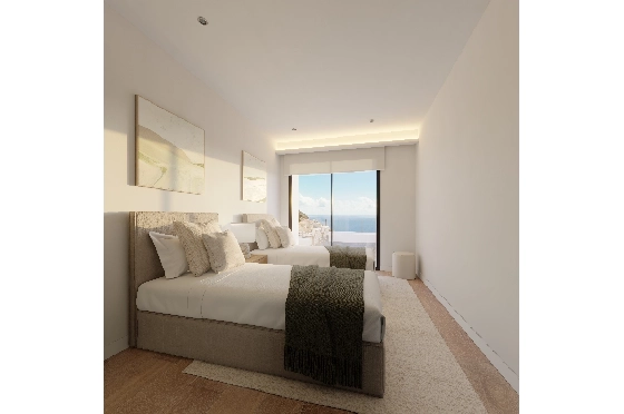 Apartment in Benitachell(Cumbre del Sol) zu verkaufen, Espace de vie 117 m², 3 Chambres &agrave; coucher, 2 Badezimmer, Pool, ref.: VA-PG067-31