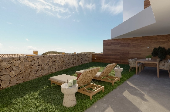 Apartment in Benitachell(Cumbre del Sol) zu verkaufen, Espace de vie 105 m², 3 Chambres &agrave; coucher, 2 Badezimmer, Pool, ref.: VA-PG069-39