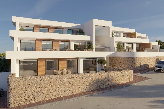 Apartment in Benitachell(Cumbre del Sol) zu verkaufen, Espace de vie 105 m², 3 Chambres &agrave; coucher, 2 Badezimmer, Pool, ref.: VA-PG069-44