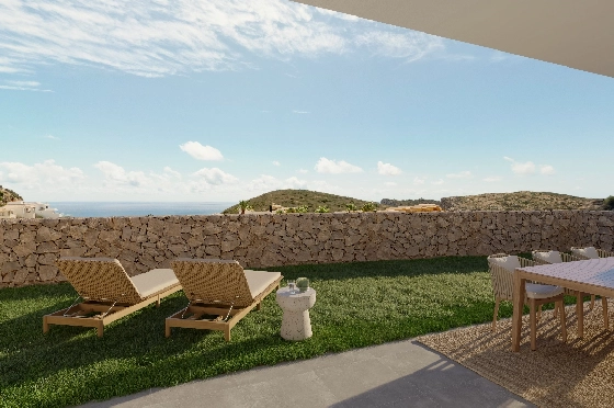 Apartment in Benitachell(Cumbre del Sol) zu verkaufen, Espace de vie 105 m², 3 Chambres &agrave; coucher, 2 Badezimmer, Pool, ref.: VA-PG071-42