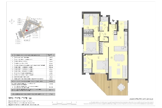 Erdgeschoss Apartment in Torrevieja zu verkaufen, Espace de vie 108 m², Zustand Erstbezug, 3 Chambres &agrave; coucher, 2 Badezimmer, Pool, ref.: HA-TON-271-A03-9